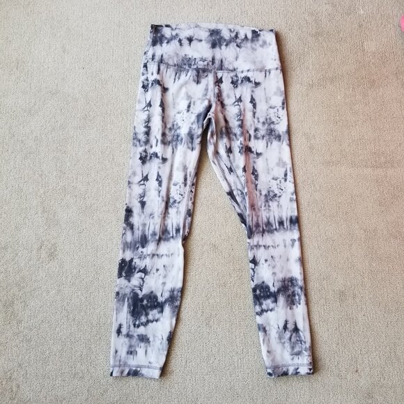 Lululemon Align Pant II 25" Game Day Dark Chrome Black Multi, size 8, NULU - Picture 4 of 9